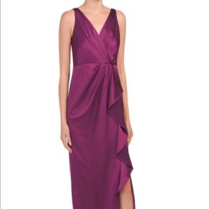 Adrianna Papell amethyst gown